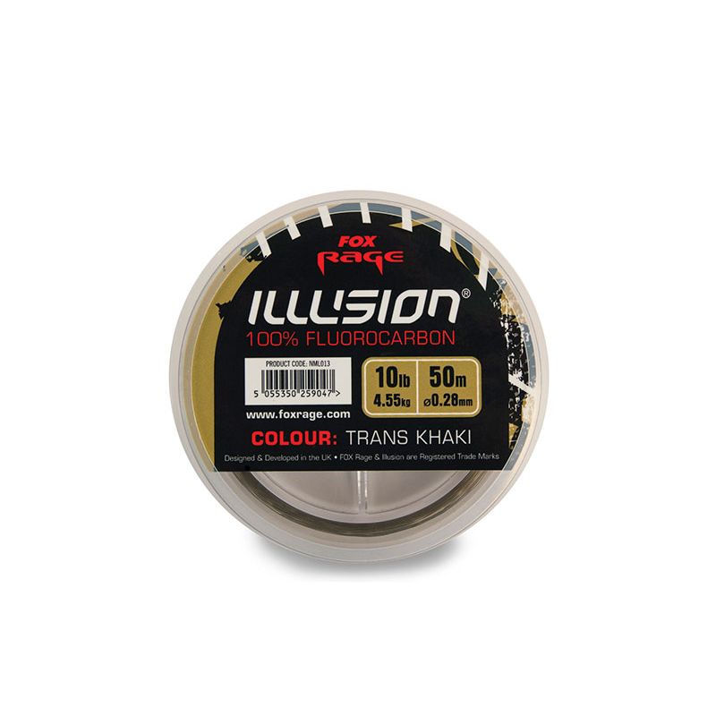 FOX RAGE ILLUSION 100% FLUOROCARBON - Trans Khaki