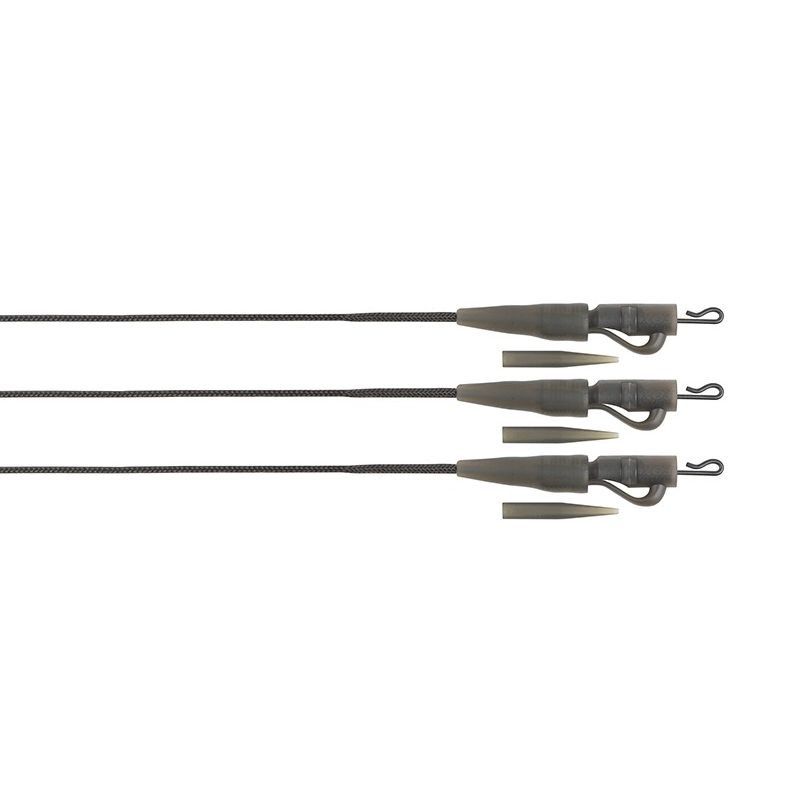 FOX NATURALS LEADCORE LEAD CLIP LEADERS 50lb