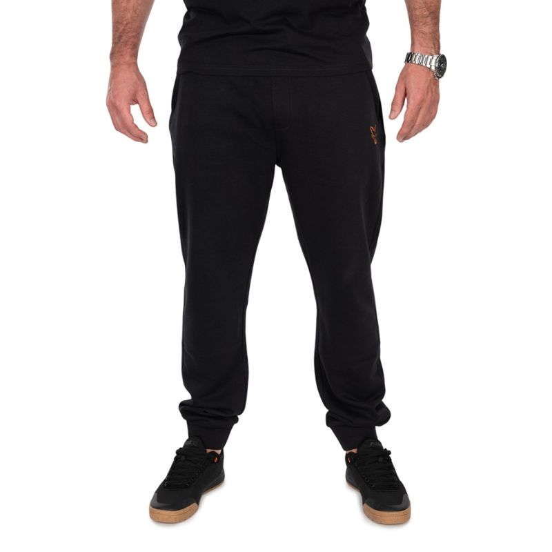 FOX COLLECTION JOGGERS BLACK/ORANGE