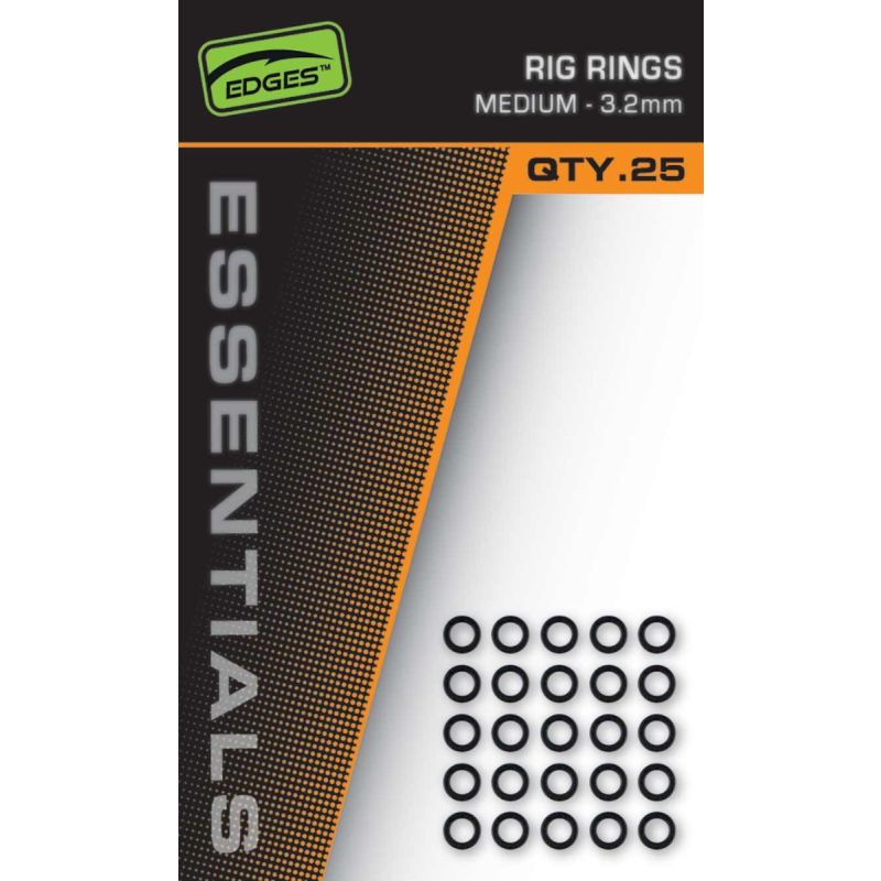 FOX EDES ESSENTIALS MEDIUM RIG RINGS 3.2mm