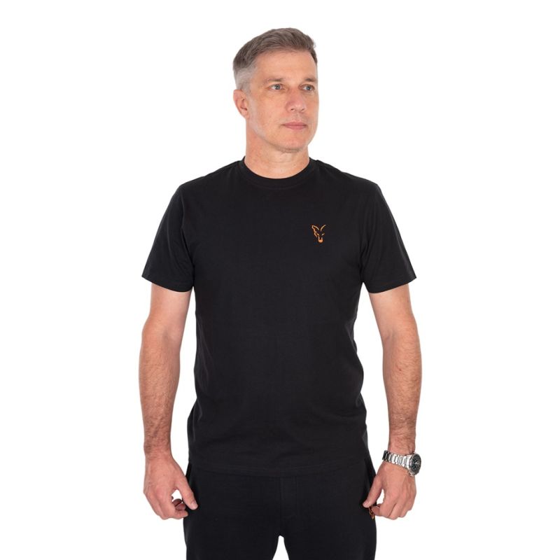 FOX CLASSIC T BLACK & ORANGE