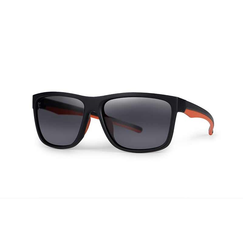 FOX COLLECTION BLACK ORANGE SHADES GREY LENS