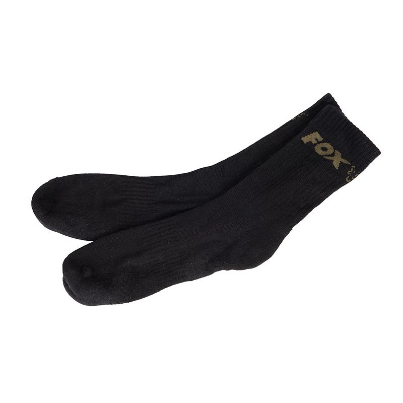 FOX BLACK SOCKS 44-47 3kom