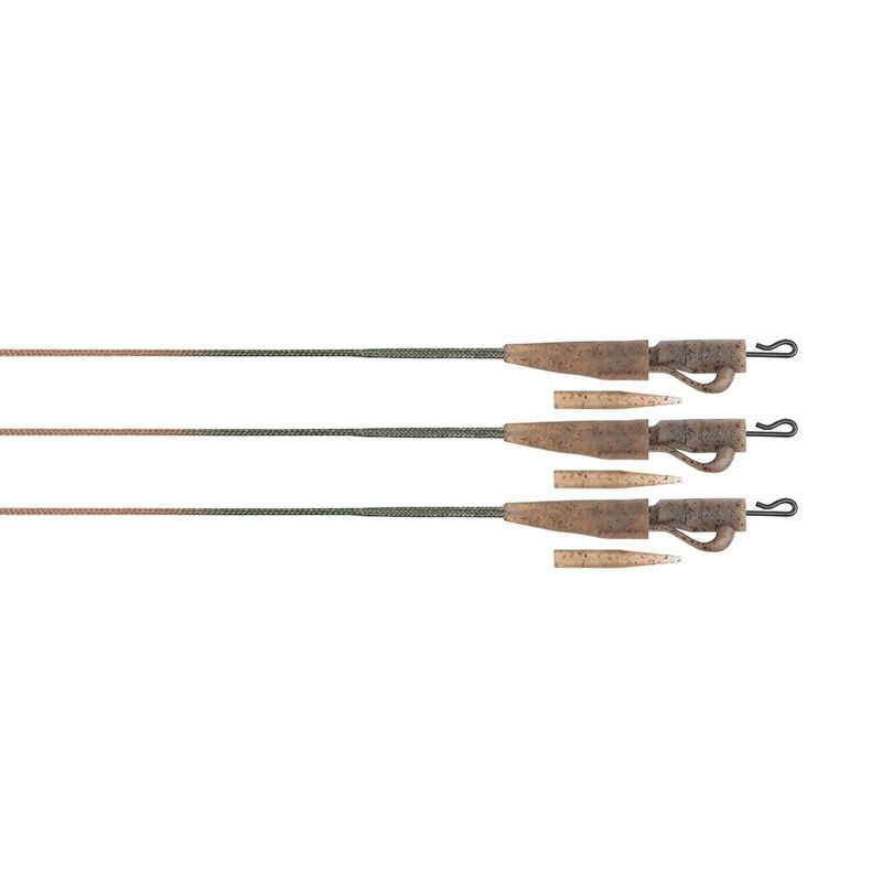 FOX CAMO LEADCORE LEAD CLIP LEADERS 50lb