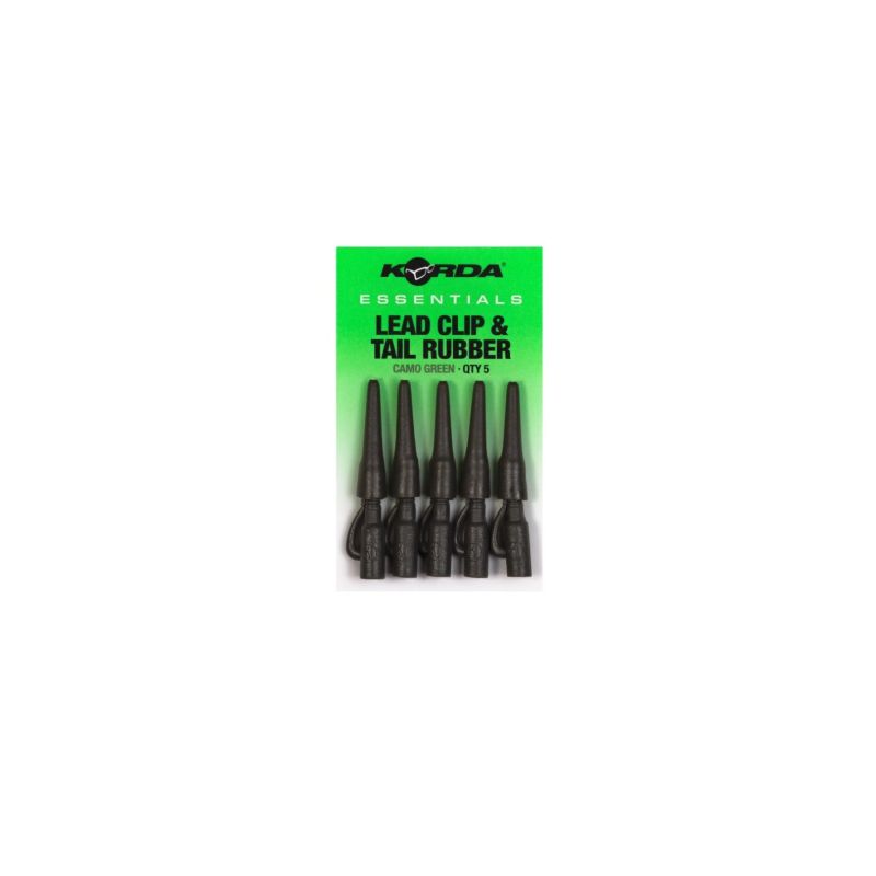 KORDA ESSENTIALS LEAD CLIPS & TAIL RUBBERS