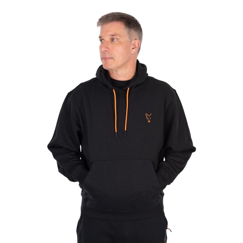 FOX CLASSIC HOODY BLACK ORANGE