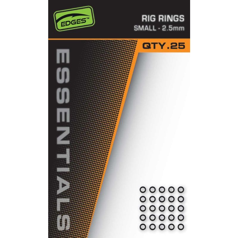 FOX EDGES ESSENTIALS SMALL RIG RINGS 2.5mm