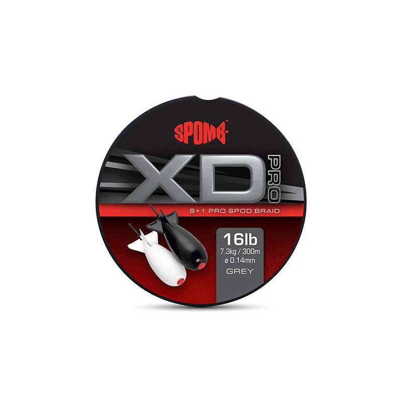 SPOMB XD PRO BRAID 8+1 0.14mm/300m GREY