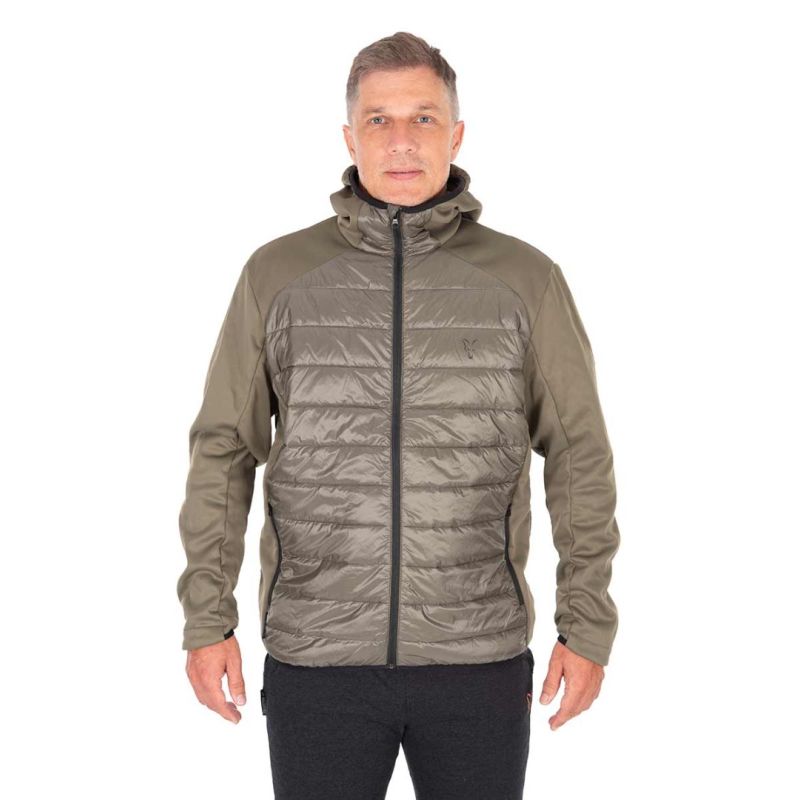 FOX COLLECTION HYBRID JACKET GREEN BLACK