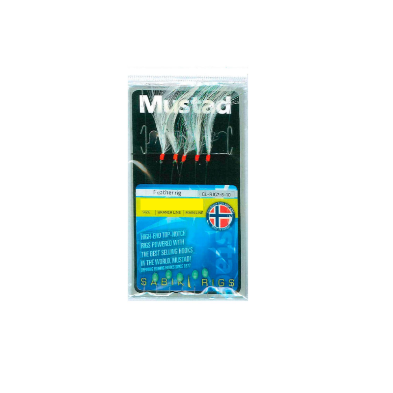 MUSTAD SABIKI FEATHER 7 br.4