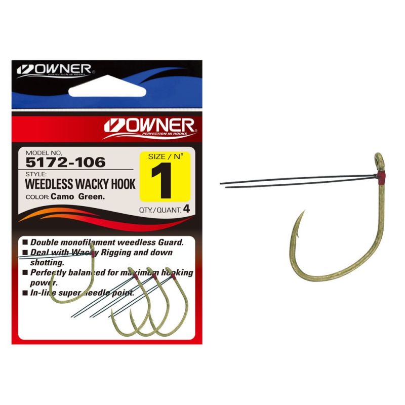 OWNER 5172-096 WEEDLESS WACKY HOOK 2